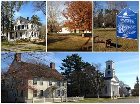 Old Saybrook Connecticut In Autumn A Historic Village On The