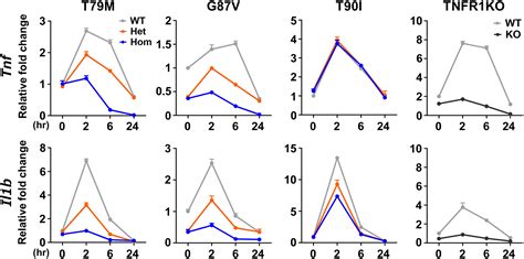 Frontiers Traps Mutations In Tnfrsf A Decrease The Responsiveness To