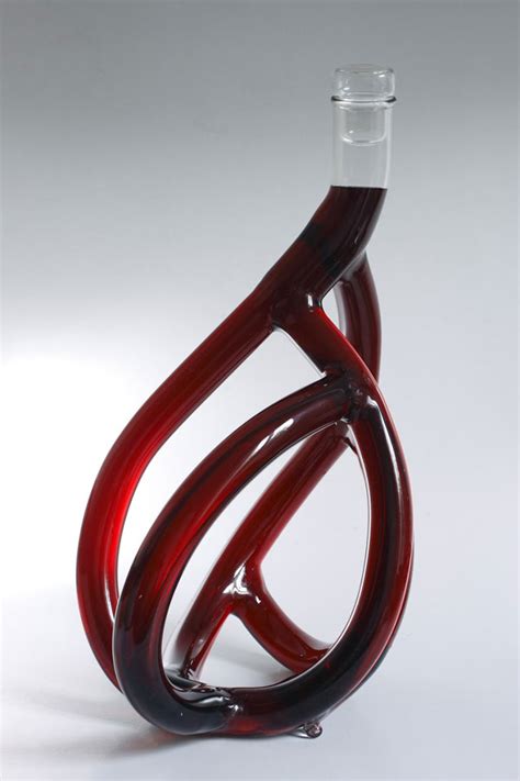 Etienne Meneaus Hand Blown Glass Wine Decanters Look Like Tree Roots Twistedsifter