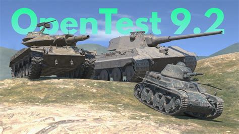 OpenTest 9 2 What S New In The Update WoT Blitz YouTube