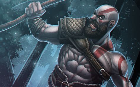 Descargar La Imagen En Tel Fono Videojuego Kratos Dios De La Guerra