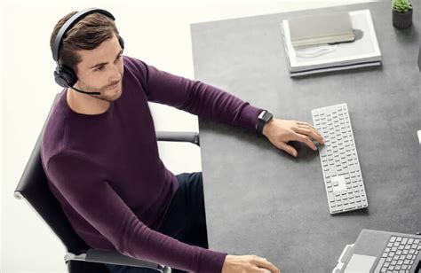 Wireless Office Headset With Noise Cancellation Jabra Evolve Ms Uc