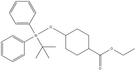 Ethyl 4 Tert Butyl Diphenyl Silyl Oxy Cyclohexanecarboxylate 956122