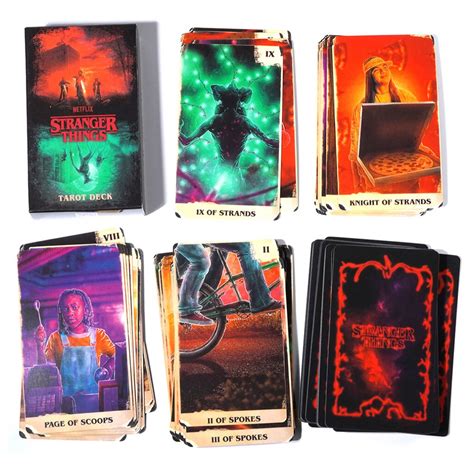 Stranger Things Tarot Deck And Guidebook The Television And Movie Store