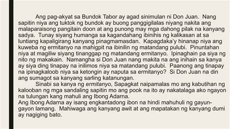 Ikalawang Bahagi Ng Ibong Adarna Paglalakbay Ni Don Juan Ppt