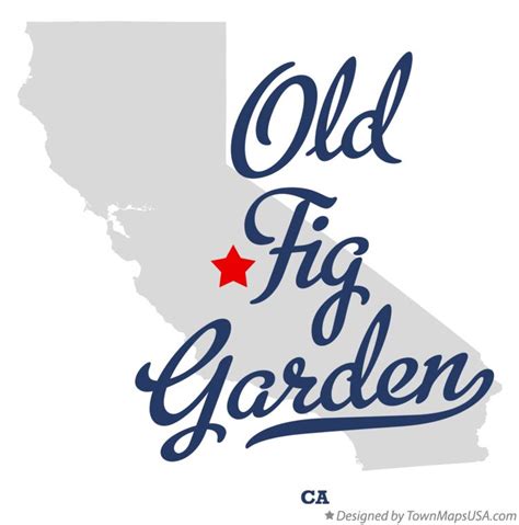 Map of Old Fig Garden, CA, California