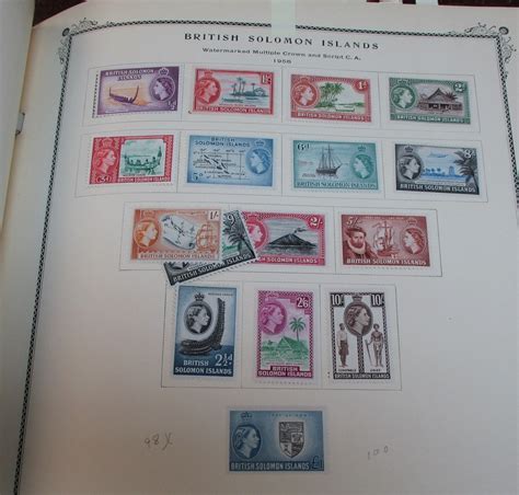 Lot Detail British Colonies Collection In Scott Specialty Album Est