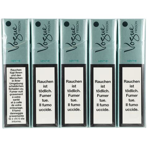 Vogue Cigarettes Superslims Menthe Box Cartouche Acheter à Prix Réduit