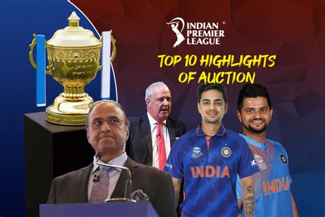 IPL Auction 2022: Top 10 Highlights of the Mega Auction