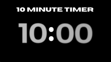 10 Minute Timer Youtube