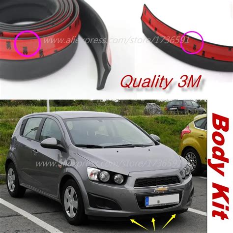 For Chevrolet Aveo Sonic Optra Estate Nubira Car Bumper Lips Spoiler