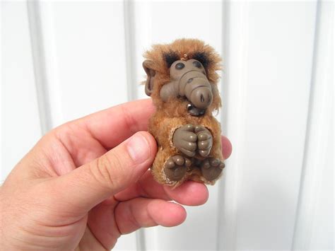 Alf Pinch, Toy Alf, Vintage Plush Alf, Small Alf Clip, Collectible Toy ...