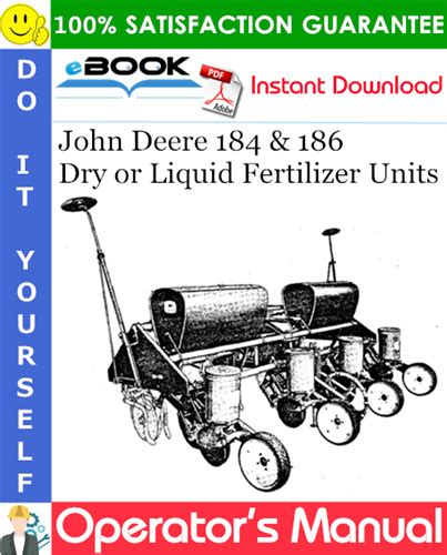 John Deere Dry Or Liquid Fertilizer Units Operators Manual