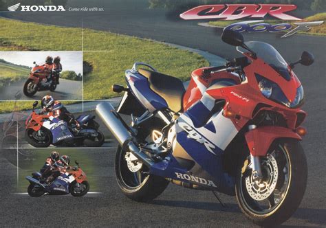 Prospekt HONDA CBR 600 F Prospekt Flyer 1 Blatt 2 Seiten Aus 09