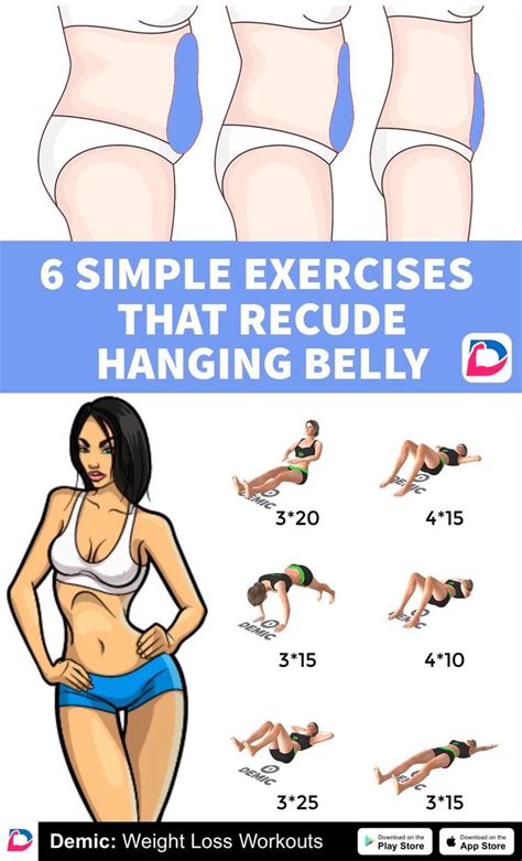 Simple Exercises That Reduce Hanging Belly Stomach Workout Abs