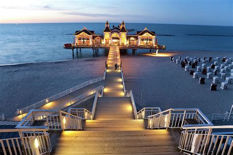 Pier At Sellin, Rugen Island, Germany Photograph by Peter Adams