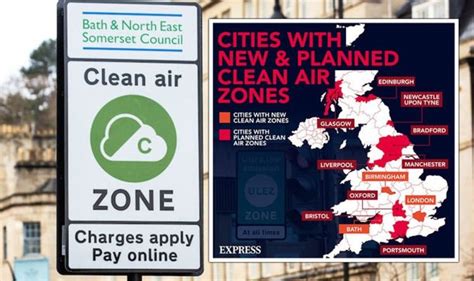 All the clean air zones in UK mapped as new ULEZ extension launched | Express.co.uk