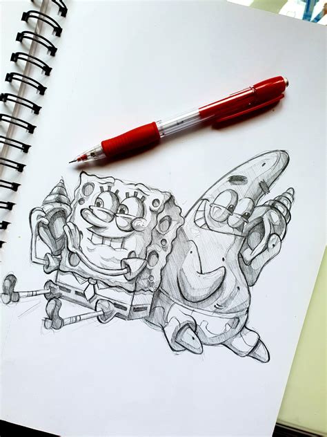 fan art, by me : r/spongebob