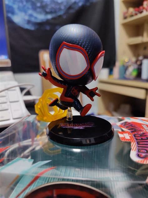 Hot Toys Debuts Spider Man Across The Spider Verse Cosbaby S Miles Morals Spider Man