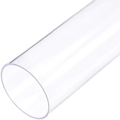 Amazon Uxcell Clear Rigid Pvc Pipe Mm Id X Mm