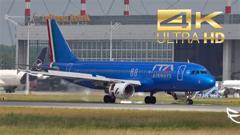 4K Airbus A320 214 ITA Airways EI IKU Arrival At Munich Airport MUC