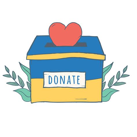 donation box illustration 7545739 Vector Art at Vecteezy