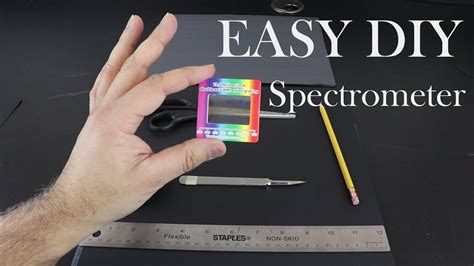 Easy Diy Light Spectrometer Youtube