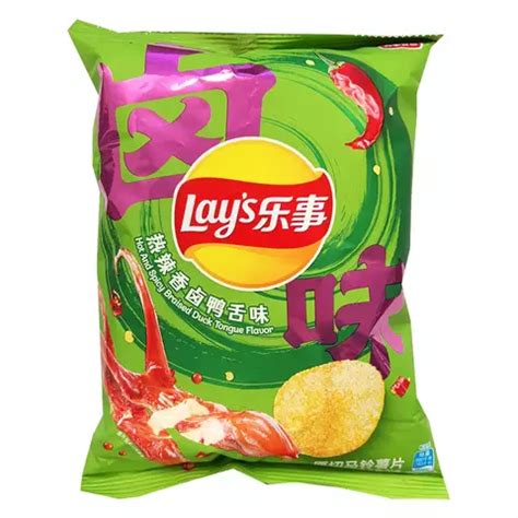Чипсы Lay s Hot And Spicy Braised Duck Tongue Flavor гр купить по выгодной цене