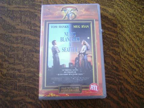 CASSETTE VHS NUITS Blanches A Seattle Avec Tom Hanks Meg Ryan EUR 7