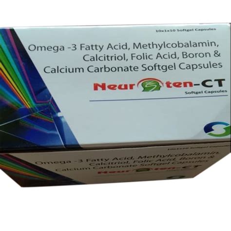 Omega 3 Fatty Acid Methylcobalamin Calcitriol Folic Acid Boron Calcium