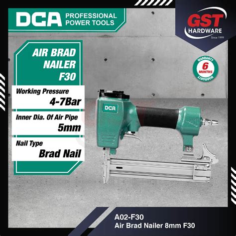 Dca Air Brad Nailer Mm A F Nailer Gun Electric Air Nail Gun