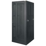 Шкаф напольный серверный 19" 24U (1309 x 600 х 1000) дверь мет.перф ...
