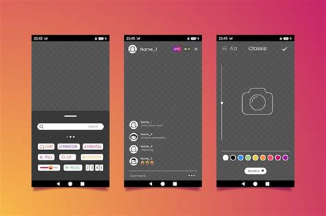 instagram reel ui images    freepik