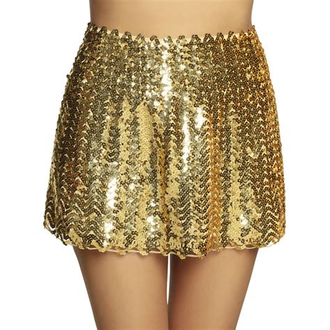 Jupe Disco Sequins Paillettes Or Au Fou Rire Paris