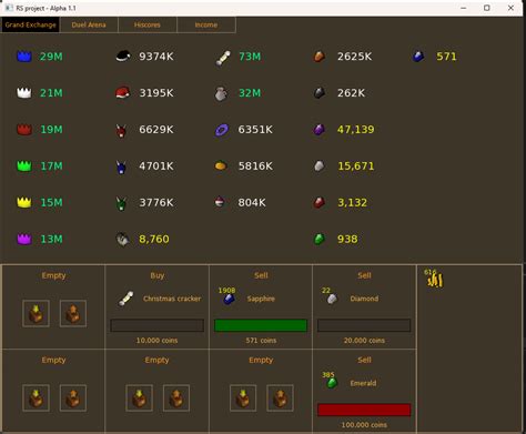 Grand exchange flipping simulator game made in C++ : r/2007scape