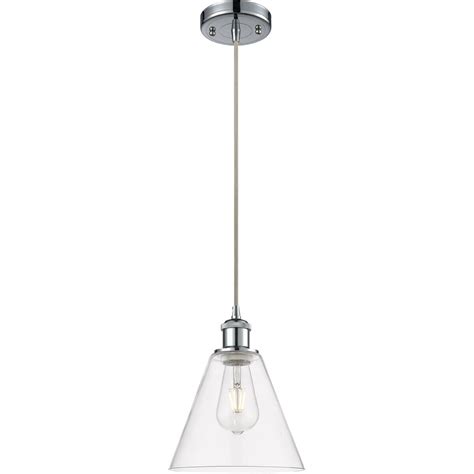 Innovations Ballston Cone LED Mini Pendant 1P CH CL 516 1P PC GBC 82