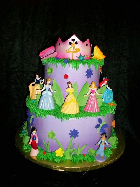 Disney Princess Happy Birthday Cake