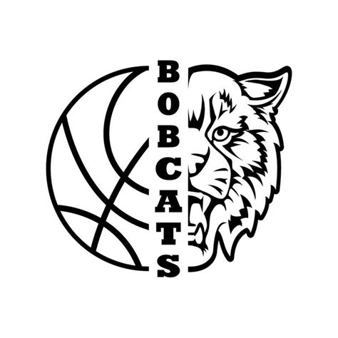 Bobcats Basketball Bobcat .eps .dxf .svg .png Vinyl Cutter | Etsy