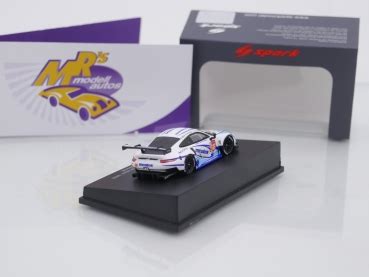 Mrs Modellautos Spark 87S160 Porsche 911 RSR Nr 56 LMGTE Am 24h Le