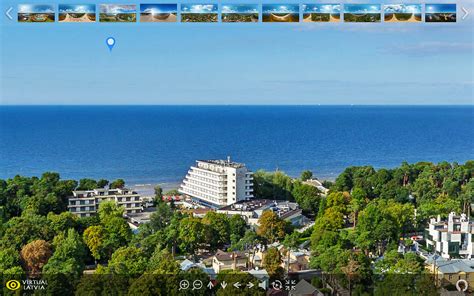 Aerial virtual tour of Jurmala Resort - LATVIA INSIDE VR - Discover Latvia in virtual reality