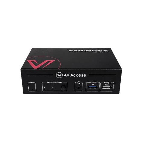 USB C KVM Switch Docking Station For 2 Laptops 2 Monitors