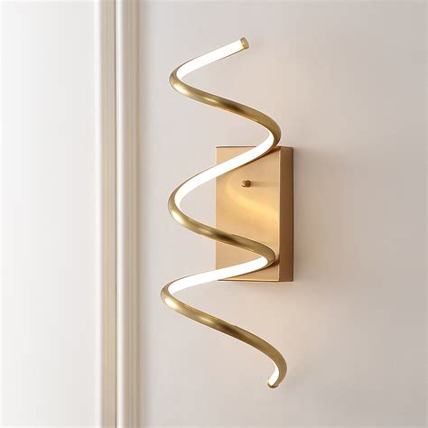 Jonathan Y Scribble Metal Integrated Minimalist 7 In 1 Light Matte Gold