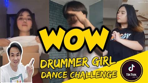 DRUMMER GIRL DANCE CHALLENGE TIKTOK NEW TRENDS YouTube