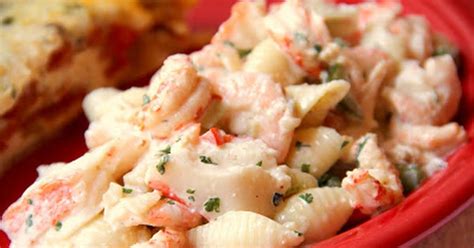 Seafood Pasta Salad With Shrimp And Crab Recipes Yummly