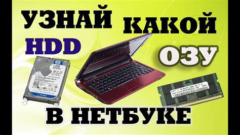 Какая оперативная память и жесткий диск на нетбуке - YouTube
