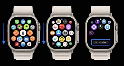 Where is the Apple Watch list view button in watchOS 10? - 9to5Mac