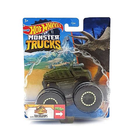 Hot Wheels Monster Trucks Triceratops Jurassic World Dominion Mini Hunts
