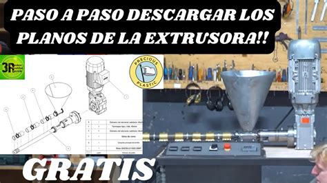 Extrusora De Pl Stico Como Descargar Los Planos De La Extrusora De