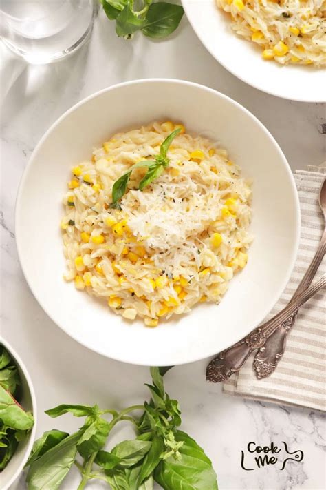 One Pot Creamy Corn Orzo Recipe Cook Me Recipes