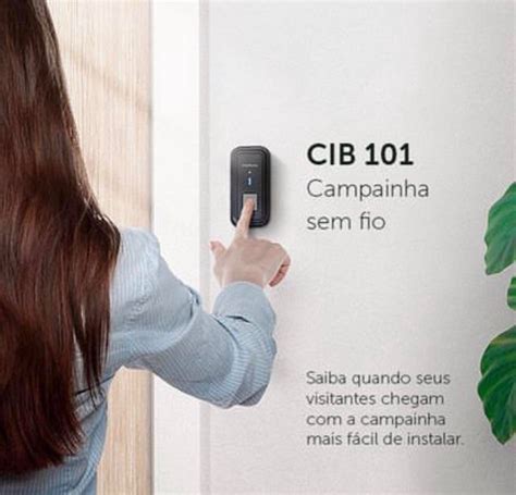 Campainha Residencial Com Fio - Campainha Residencial Externa S Fio Bateria 5 Anos Intelbras com ...